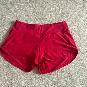 Lululemon speed up shorts.